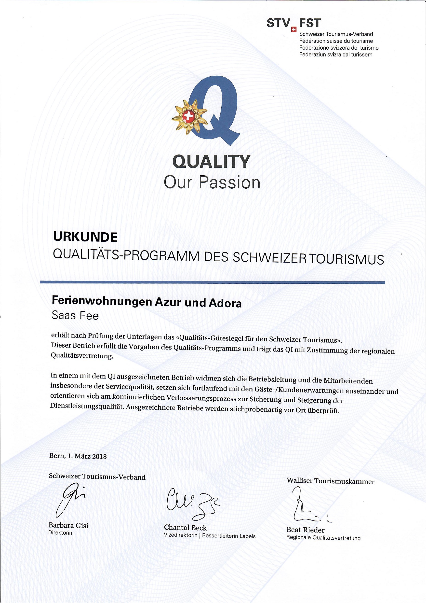 STV Quality 2021